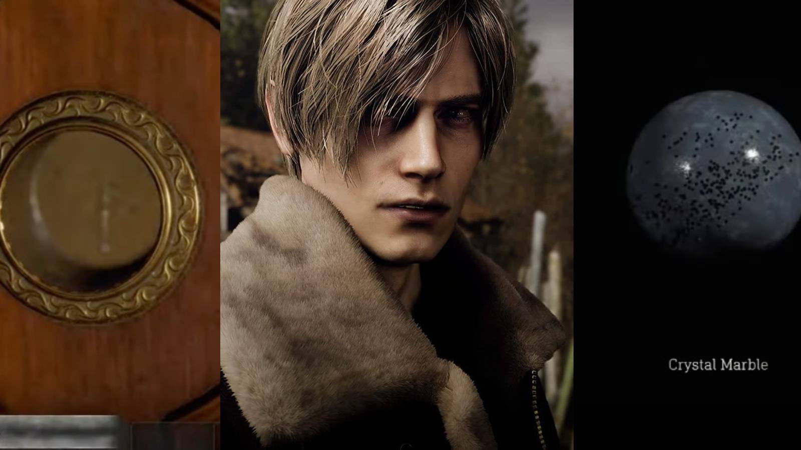 re4 remake leon crystal marble slot village chiefs manor wardrobe