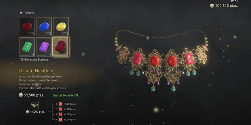 RE4 Remake Quartet Bonus Necklace Cropped