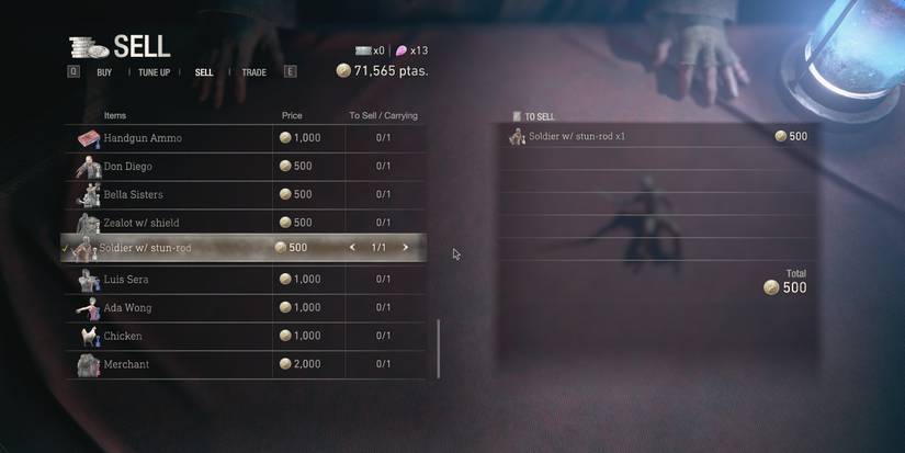 RE4 Remake Selling Charms Cropped