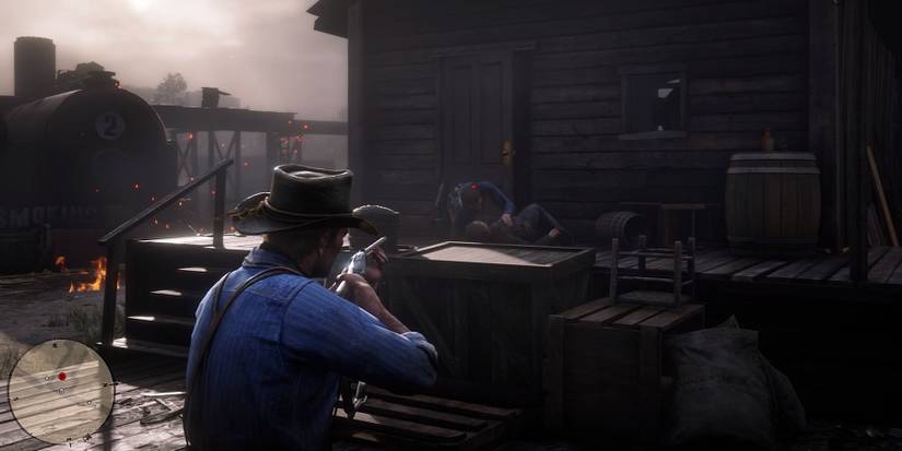 red dead redemption 2 arthur shooting