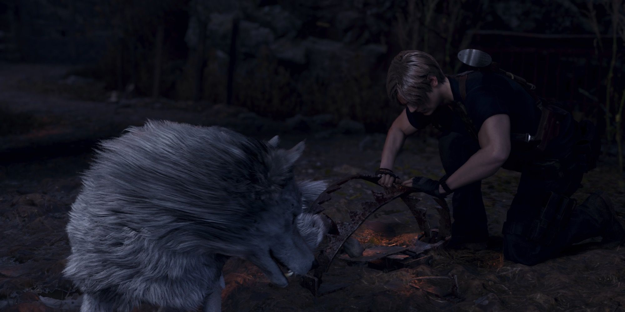 Rescuing the wolf in the Resident Evil 4 remake