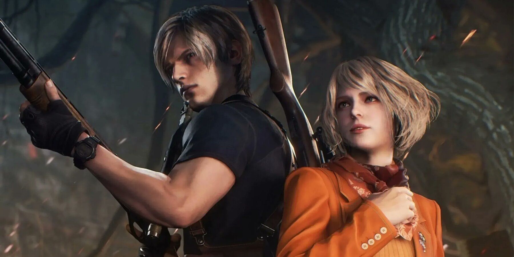 resident evil 4 leon kennedy and ashley