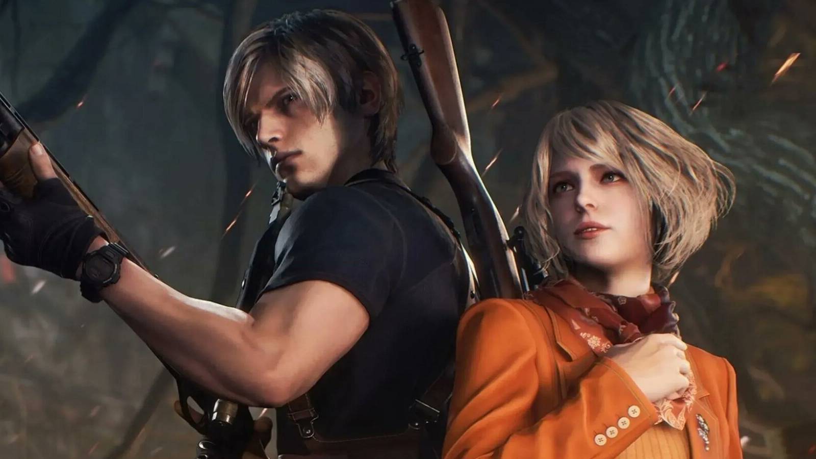 resident evil 4 leon kennedy and ashley