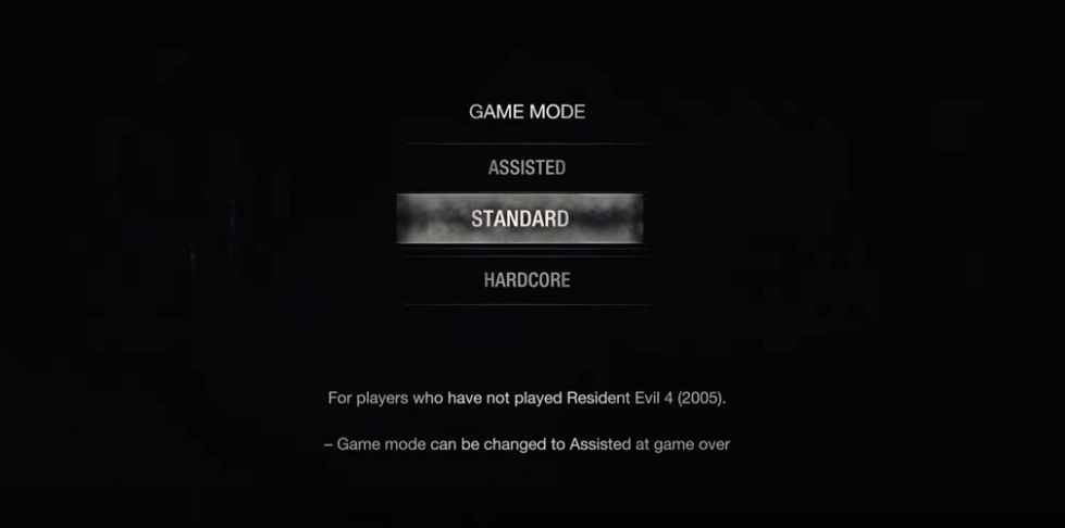 resident evil 4 remake difficulty options