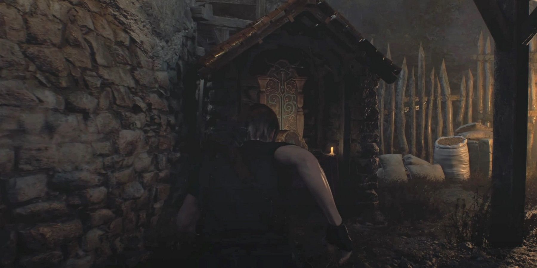 Resident Evil 4 Remake: How to Solve the Small Cave Shrine Stone