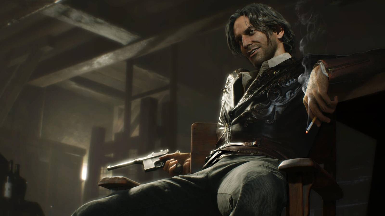 Screenshot of Luis from the Resident Evil 4 Remake