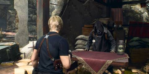 Resident Evil 4 Remake merchant