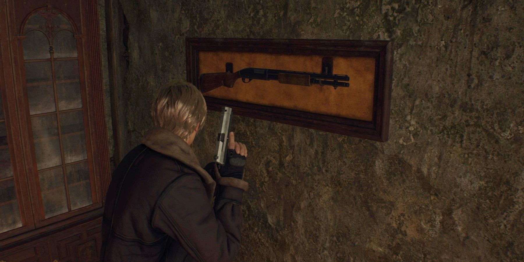 resident evil 4 remake shotgun