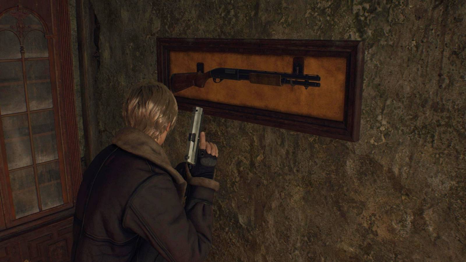 resident evil 4 remake shotgun