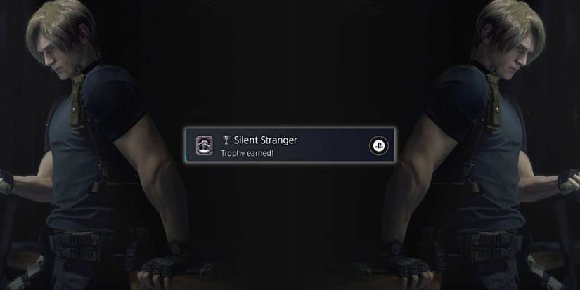 image showing the silent stranger trophy in the resident evil 4 remake.