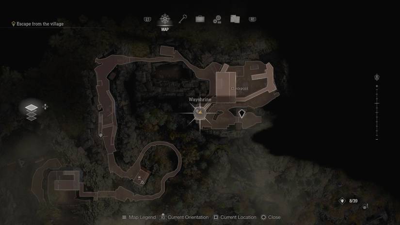 Resident Evil 4 Remake Wayshrine Checkpoint