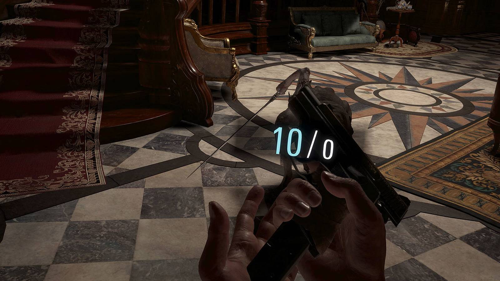 Resident Evil Village PS VR2 mode reloading