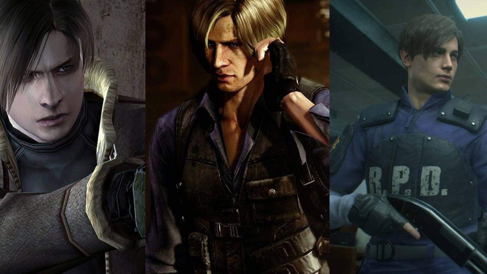 Leon as seen in Resident Evil 4, 6 and 2
