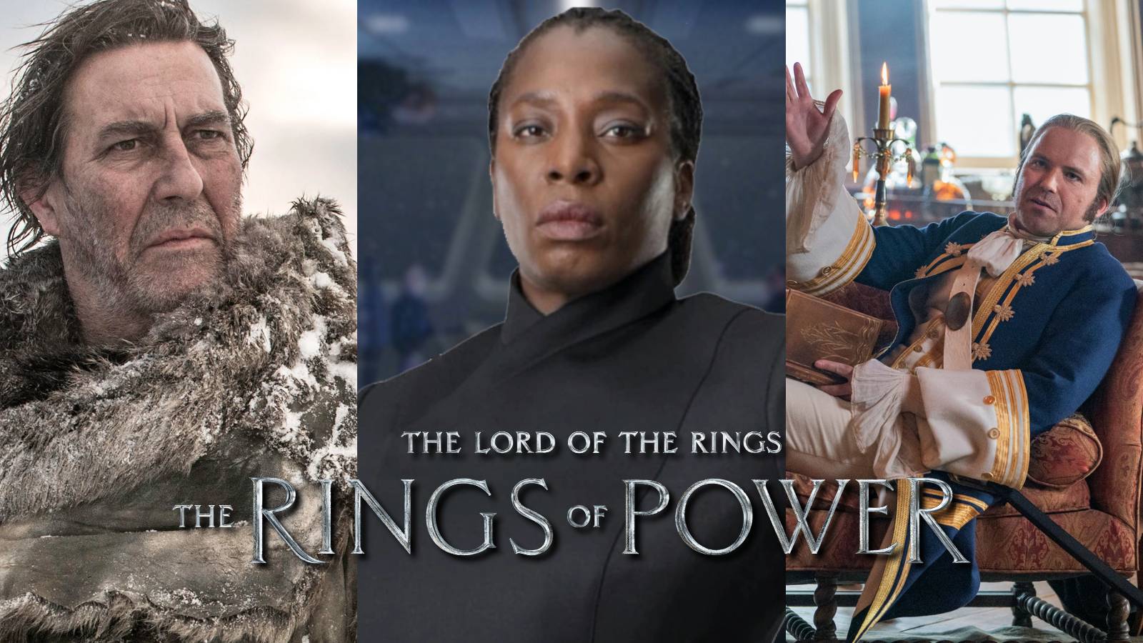 Lord of the Rings The Rings of Power Ciarán Hinds Rory Kinnear Tanya Moodie