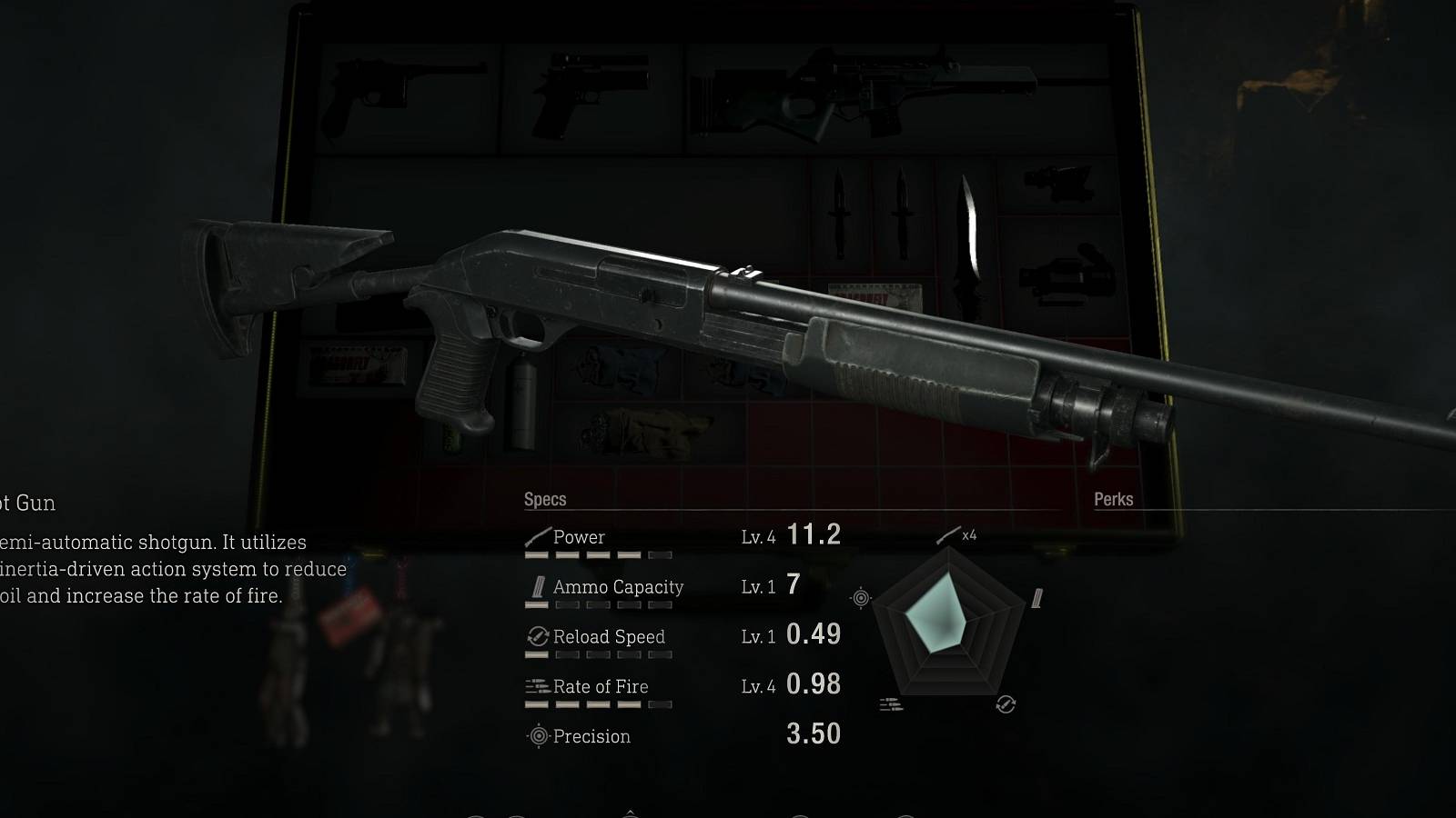 The Riot Gun from Resident Evil 4.