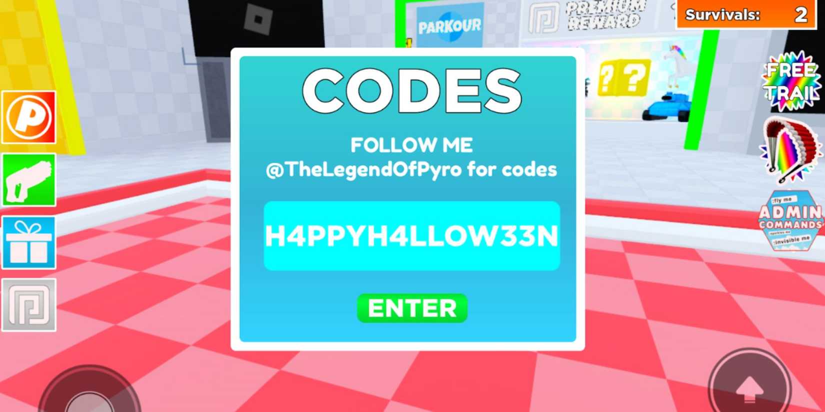 Roblox The Floor is Lava Codes (2)