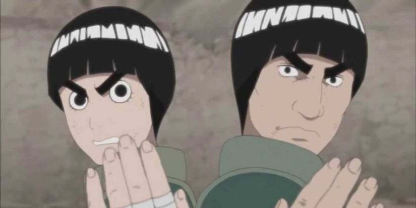 rock lee and might guy back to back