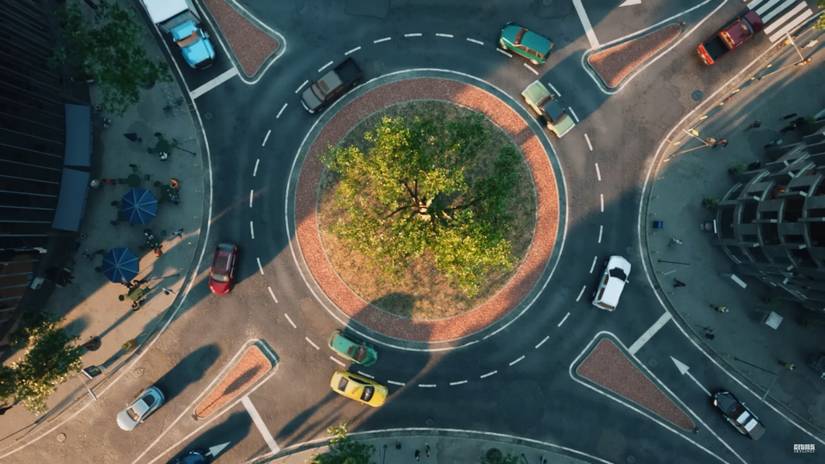 Cities Skylines 2 Roundabout