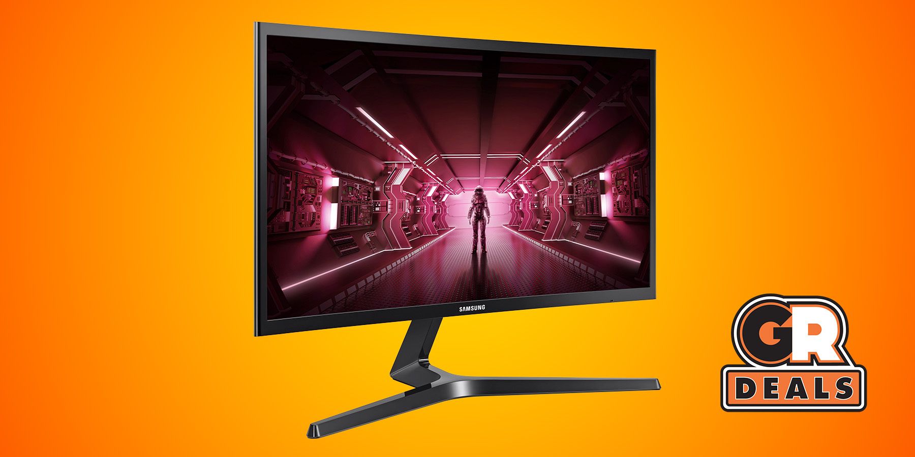Save 100 on Samsung 24" CRG5 Curved Gaming Monitor