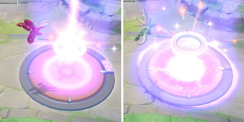 Scizor and Scyther scoring animations