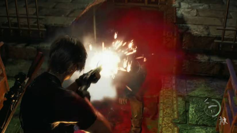 Resident Evil 4 Remake Skull Shaker combat