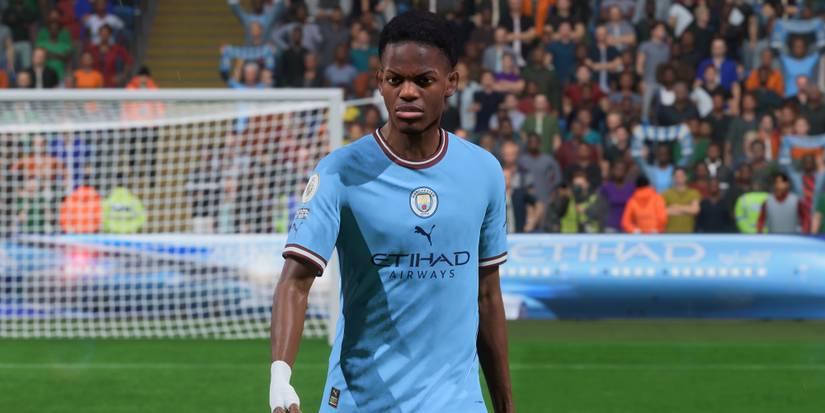 Screenshot Of Castello Lukeba In FIFA 23 Career Mode