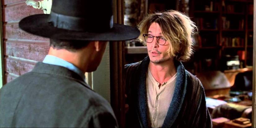John Shooter and Mort Rainey talking in Secret Window