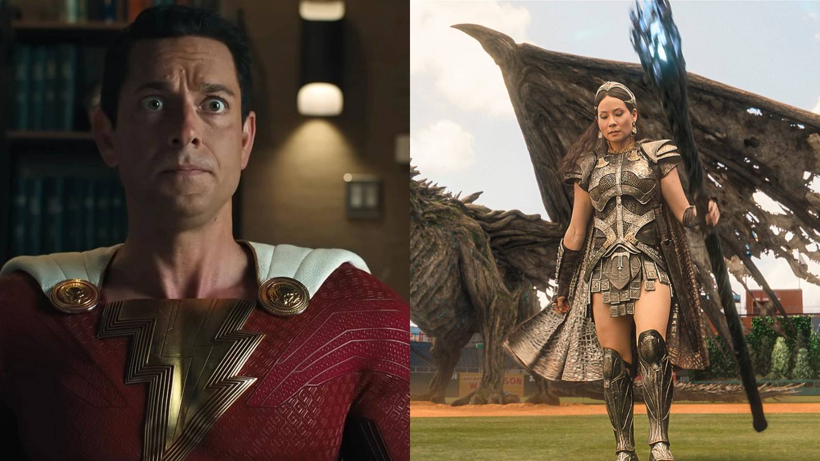 Shazam Fury of the Gods Zachary Levi Lucy Liu