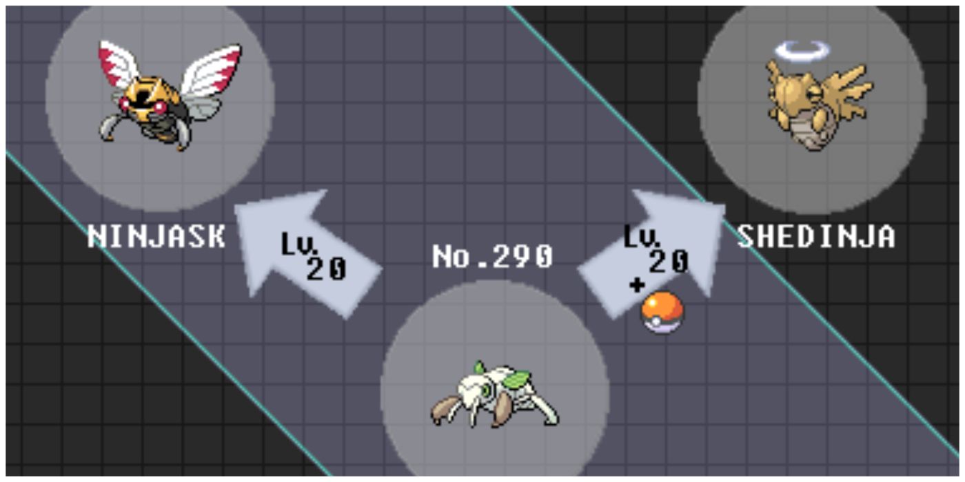 Nincada Evolution Chain in Pokemon Ruby and Sapphire