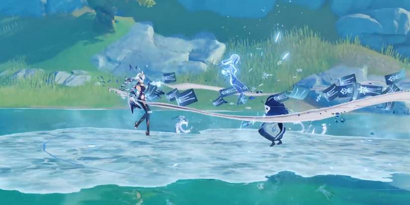 shenhe elemental skill in genshin impact