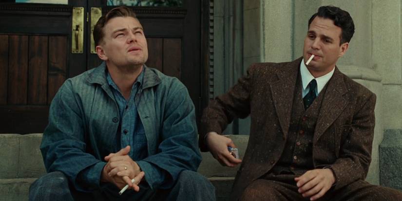 Leonardo DiCaprio and Mark Ruffalo in Shutter Island ending