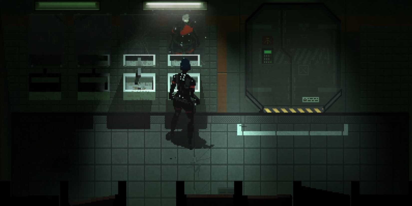 Signalis - hiding in the bathroom