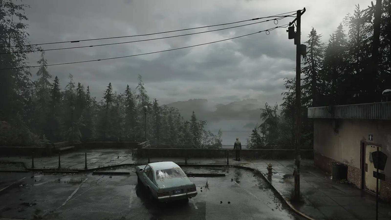 silent hill 2 opening parking lot