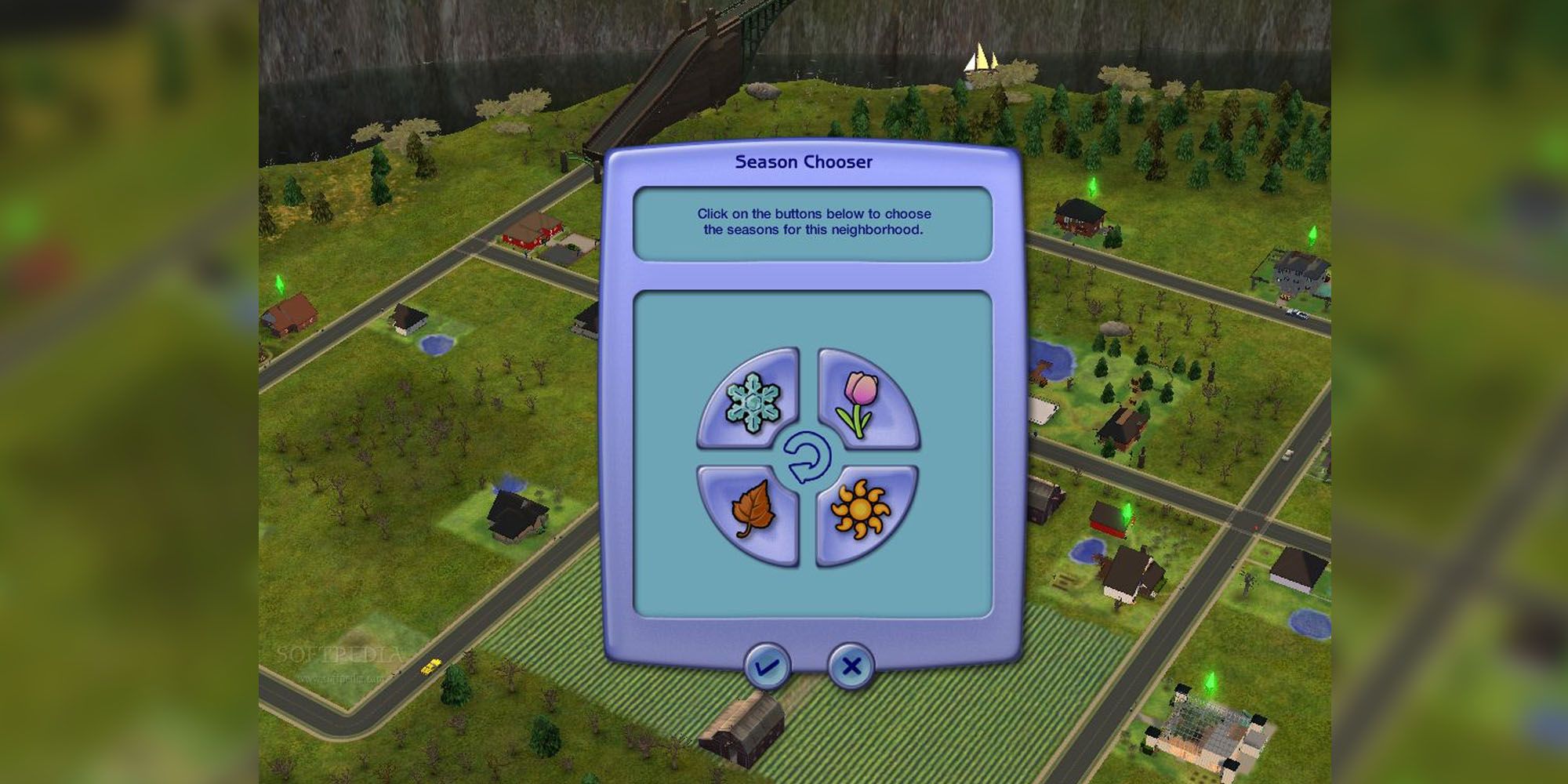 The Sims 2: Seasons gameplay