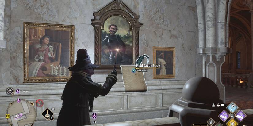 Sir Cadogan revelio field guide page Hogwarts Legacy