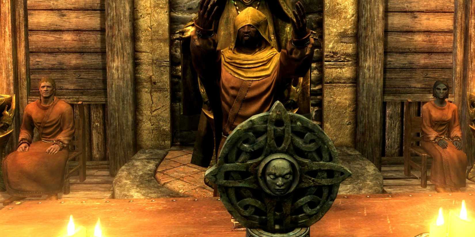 Skyrim Maramal performing wedding ceremony