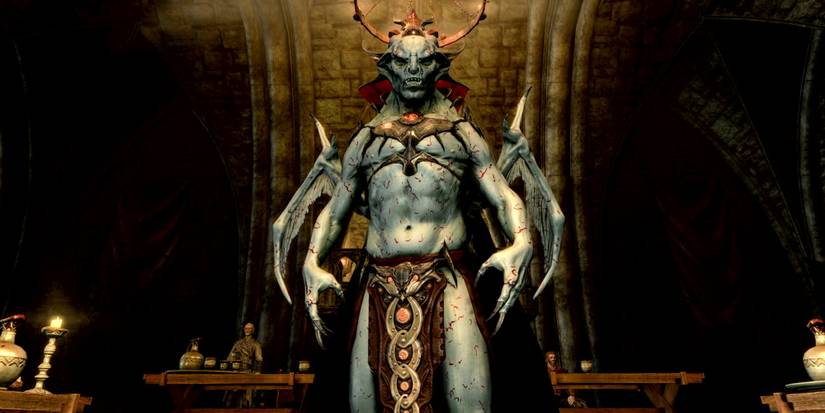 Skyrim Lord Harkon in Vampire Lord form