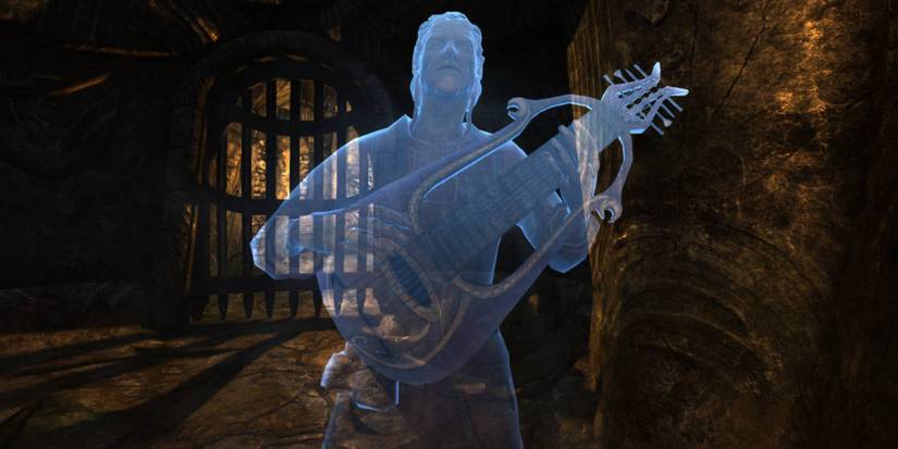 Skyrim Svaknir's ghost playing a lute