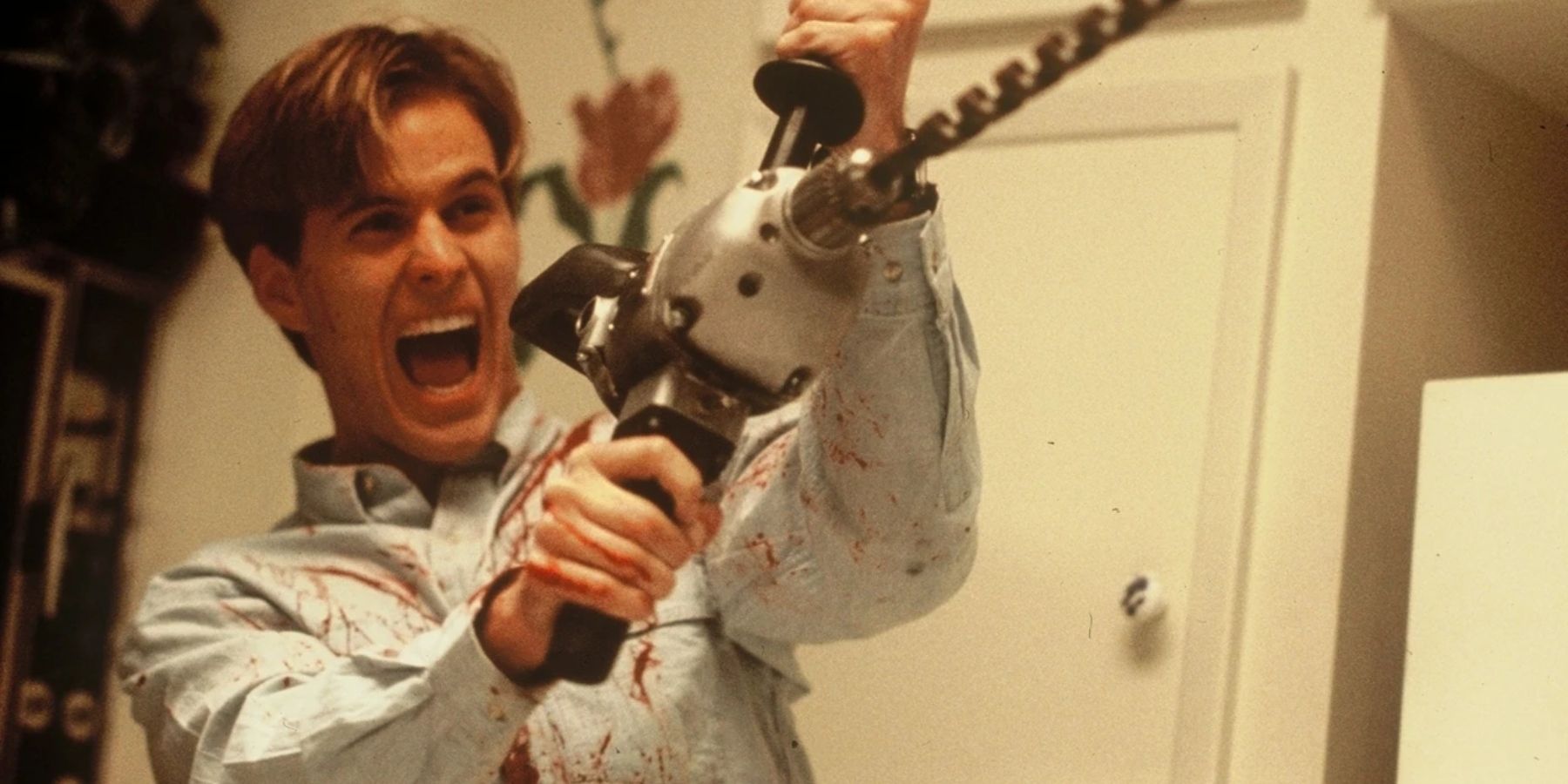 Ken holding a weapon in Slumber Party Massacre III