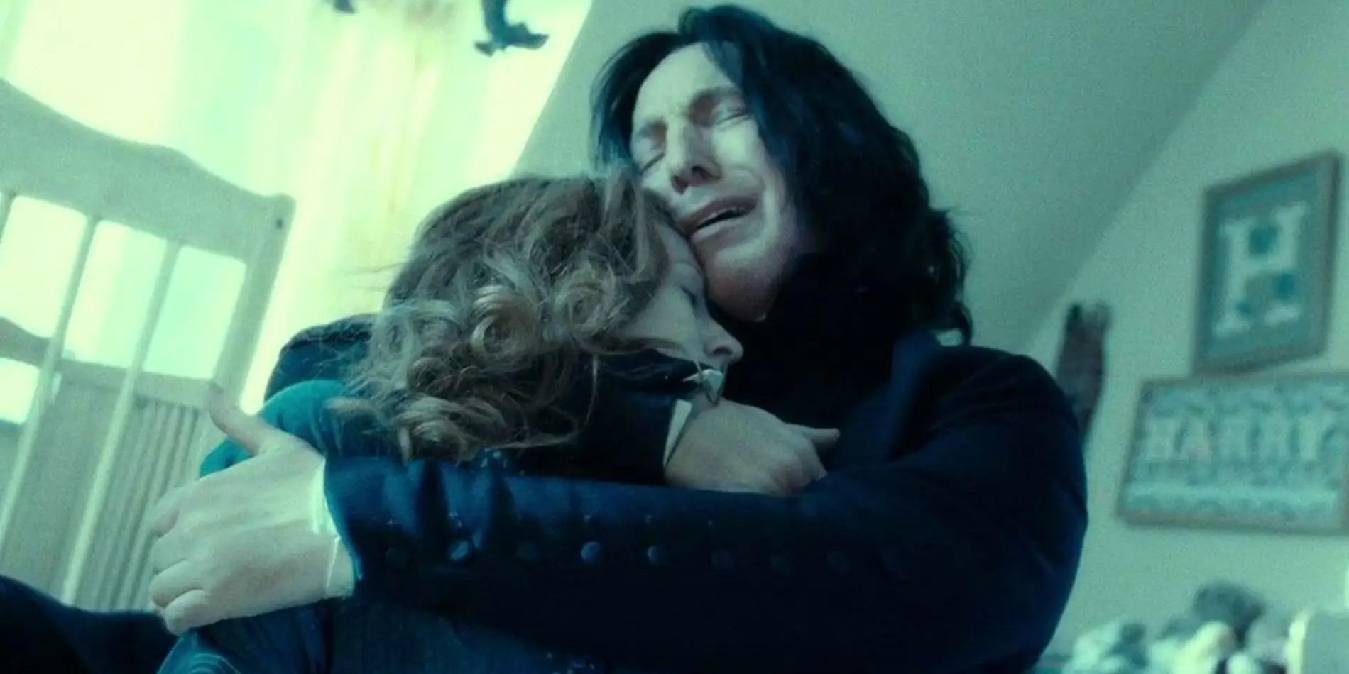 Snape holding Lily