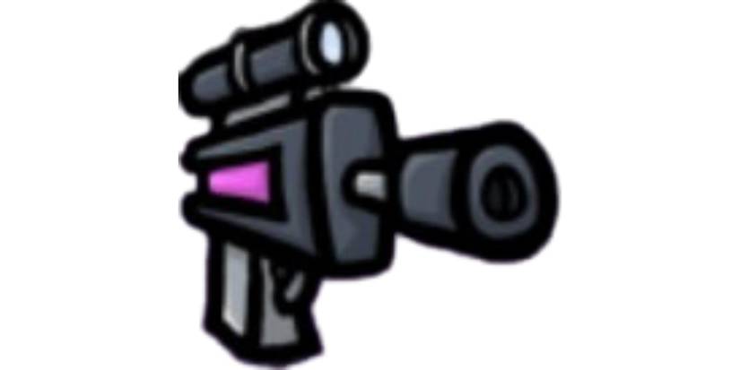 Sniper Gun ranged weapon from Brotato