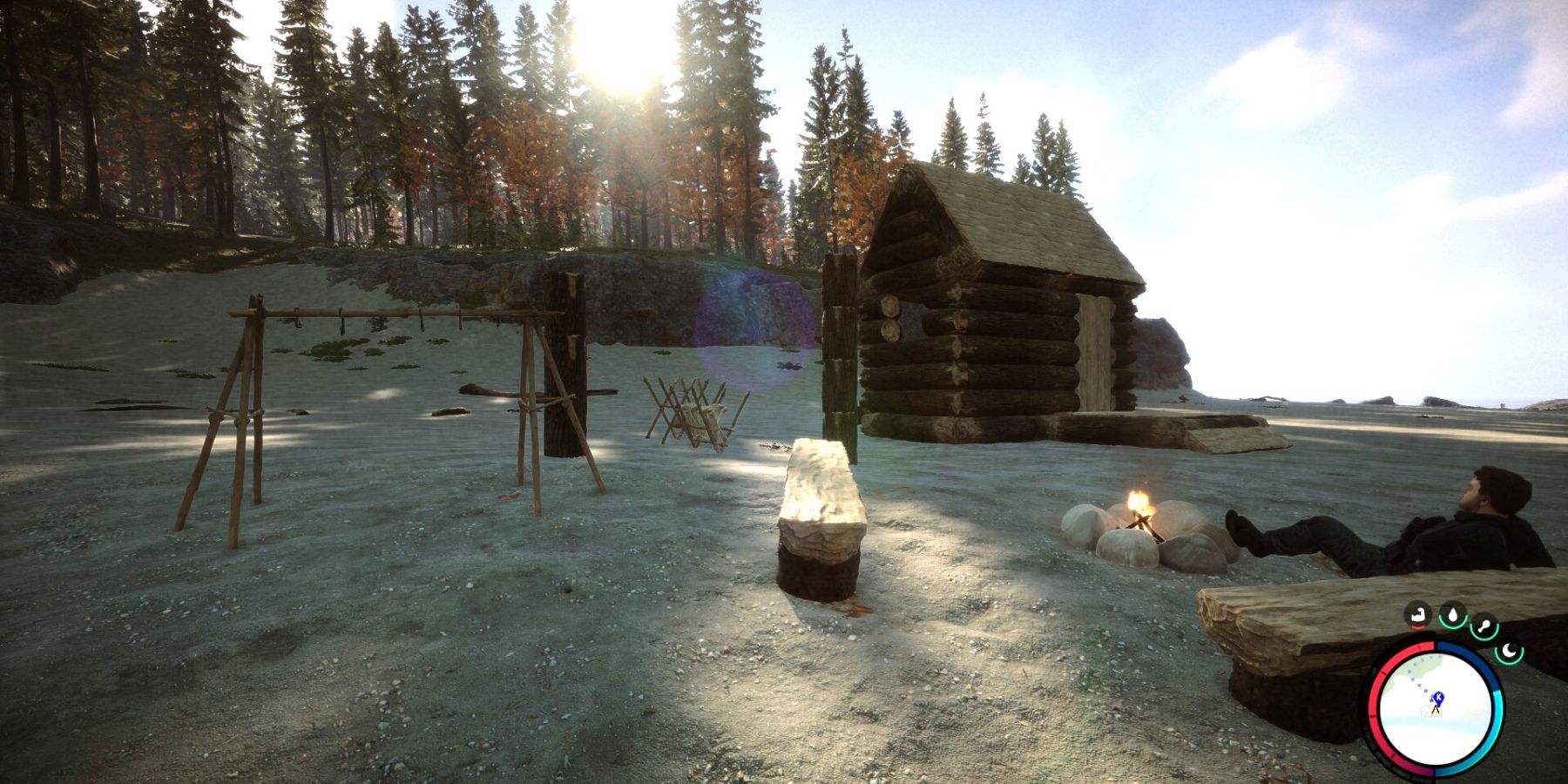 How to make a tent shelter in Sons of the Forest