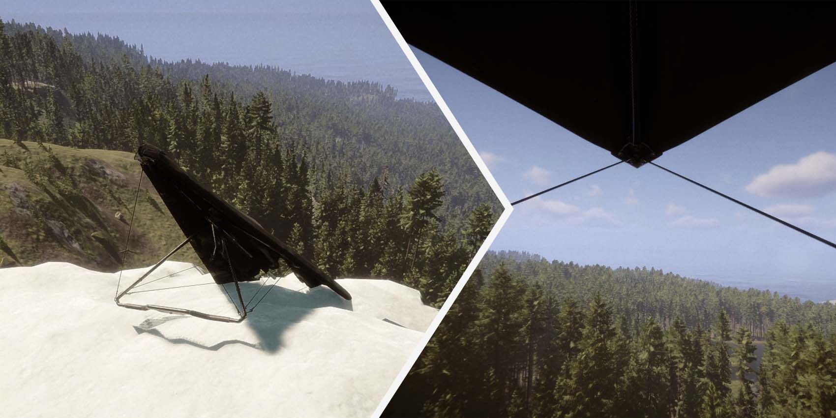 Sons of the Forest Hang Glider locations, how to use Hang Glider