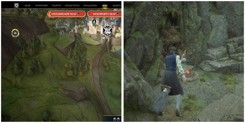 south hogwarts treasure vault 1 location in hogwarts legacy