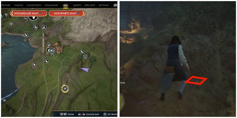 south hogwarts treasure vault 7 location in hogwarts legacy