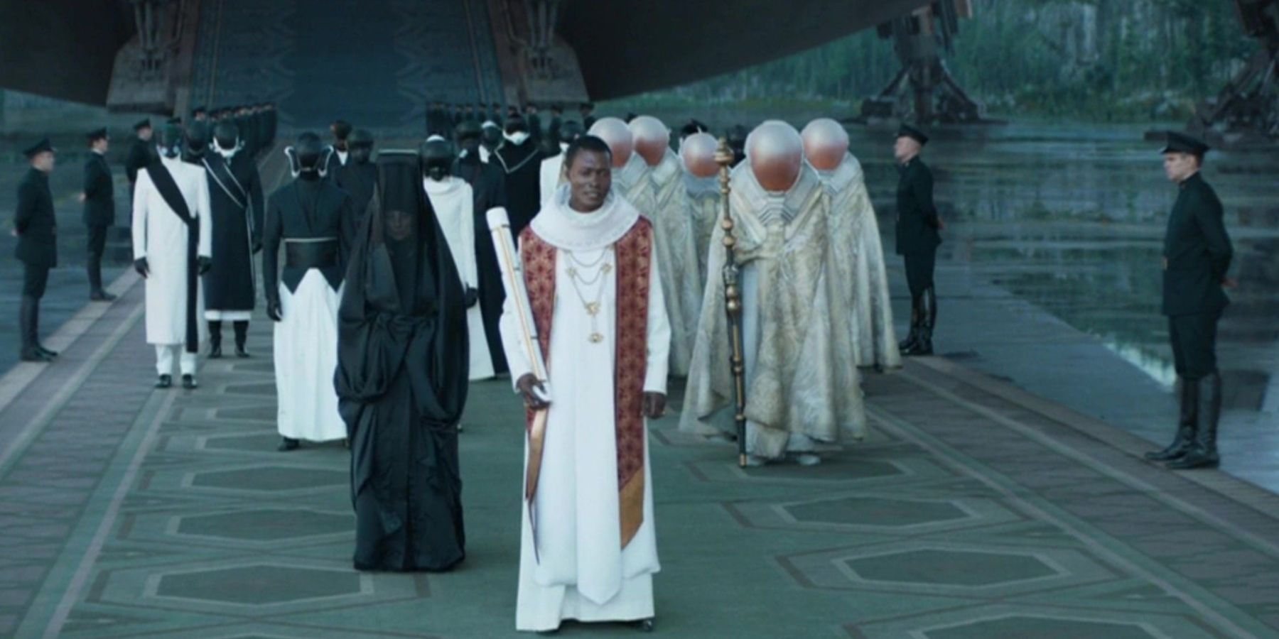 Benjamin Clementine as The Herald of Change and Spacing Guild in Dune movie