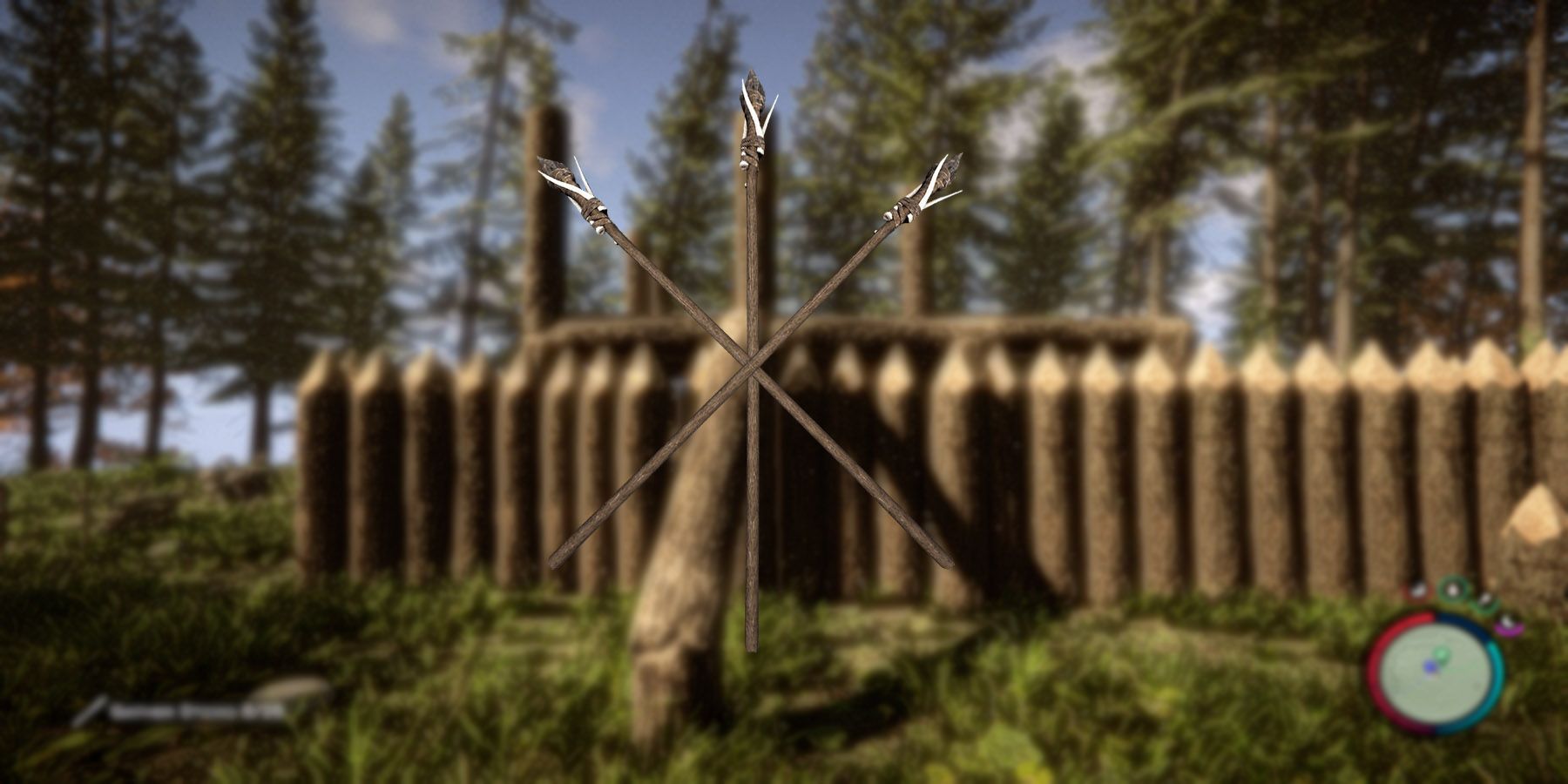 image showing spikes and walls in sons of the forest. 