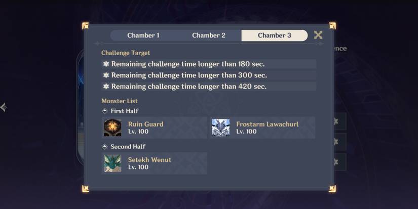 spiral abyss floor 12 chamber 3 monsters in genshin impact