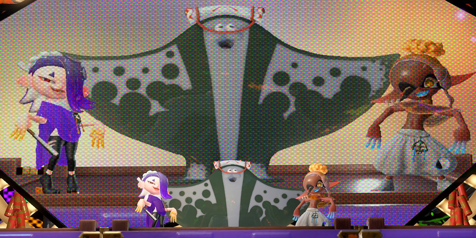 deep cut performing during splatoon 3 splatfest