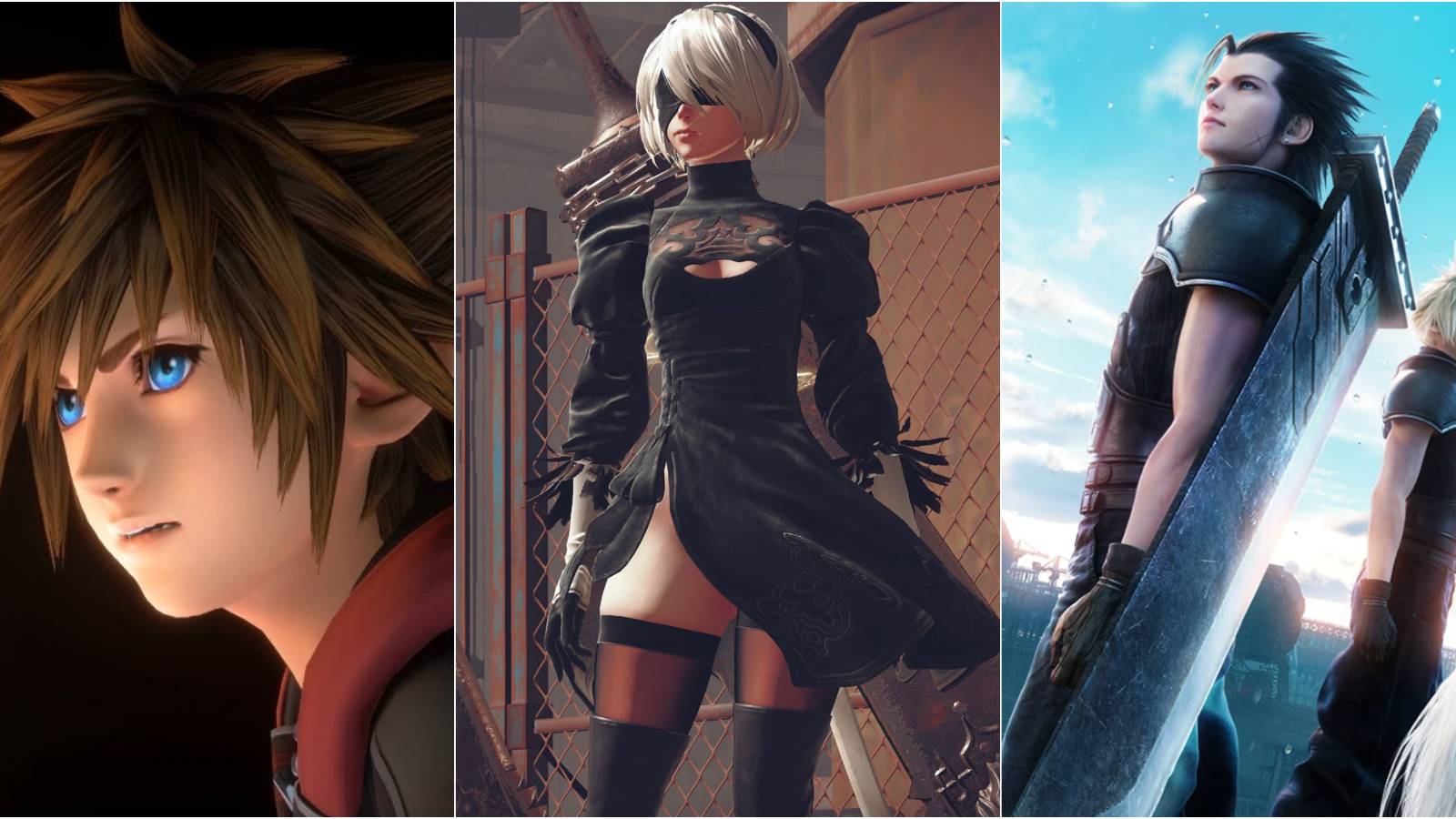 square enix games nier automata final fantasy crisis core remake kingdom hearts III